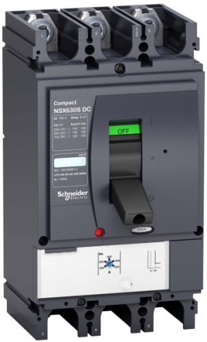 Автоматический выключатель 3П MP1 NSX630S DC | код. LV438518 | Schneider Electric 